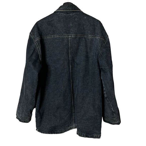 VTG Gap Denim Flannel Lined Barn Coat Small - Picture 3 of 4